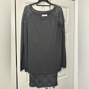 Bailey 44 Black Lace Dress